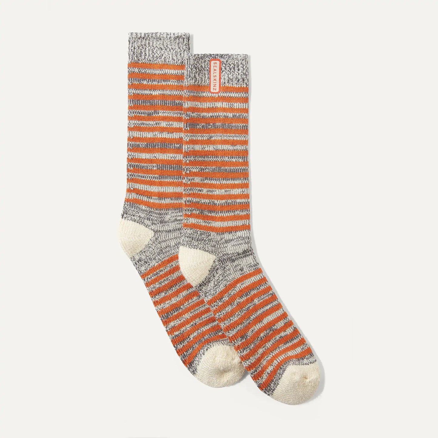 Sealskinz Attleborough Bamboo Mid Length Lightweight Striped Sock