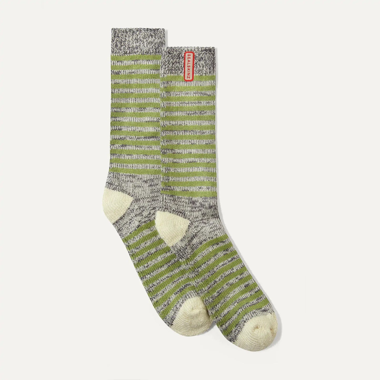 Sealskinz Attleborough Bamboo Mid Length Lightweight Striped Sock