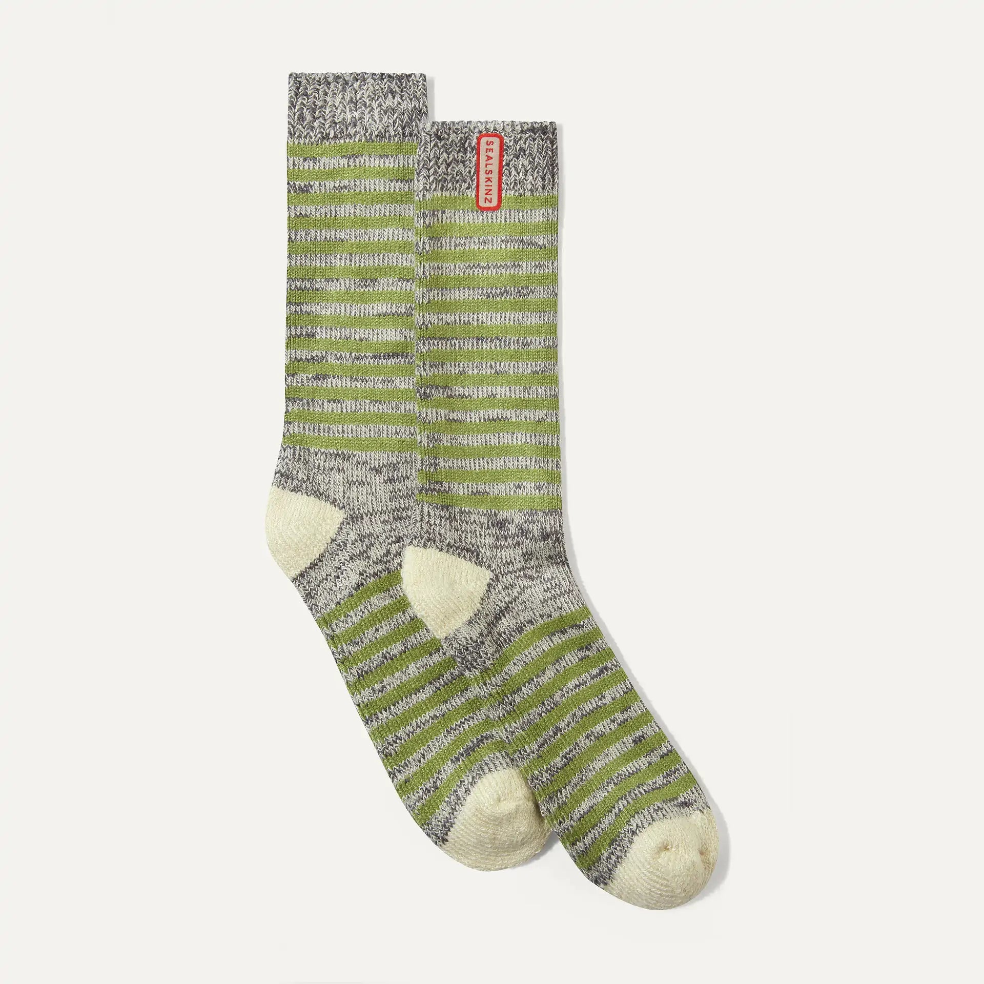 Sealskinz Attleborough Bamboo Mid Length Lightweight Striped Sock