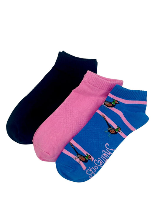 ShuttleSocks Womens Trainer Socks Trio
