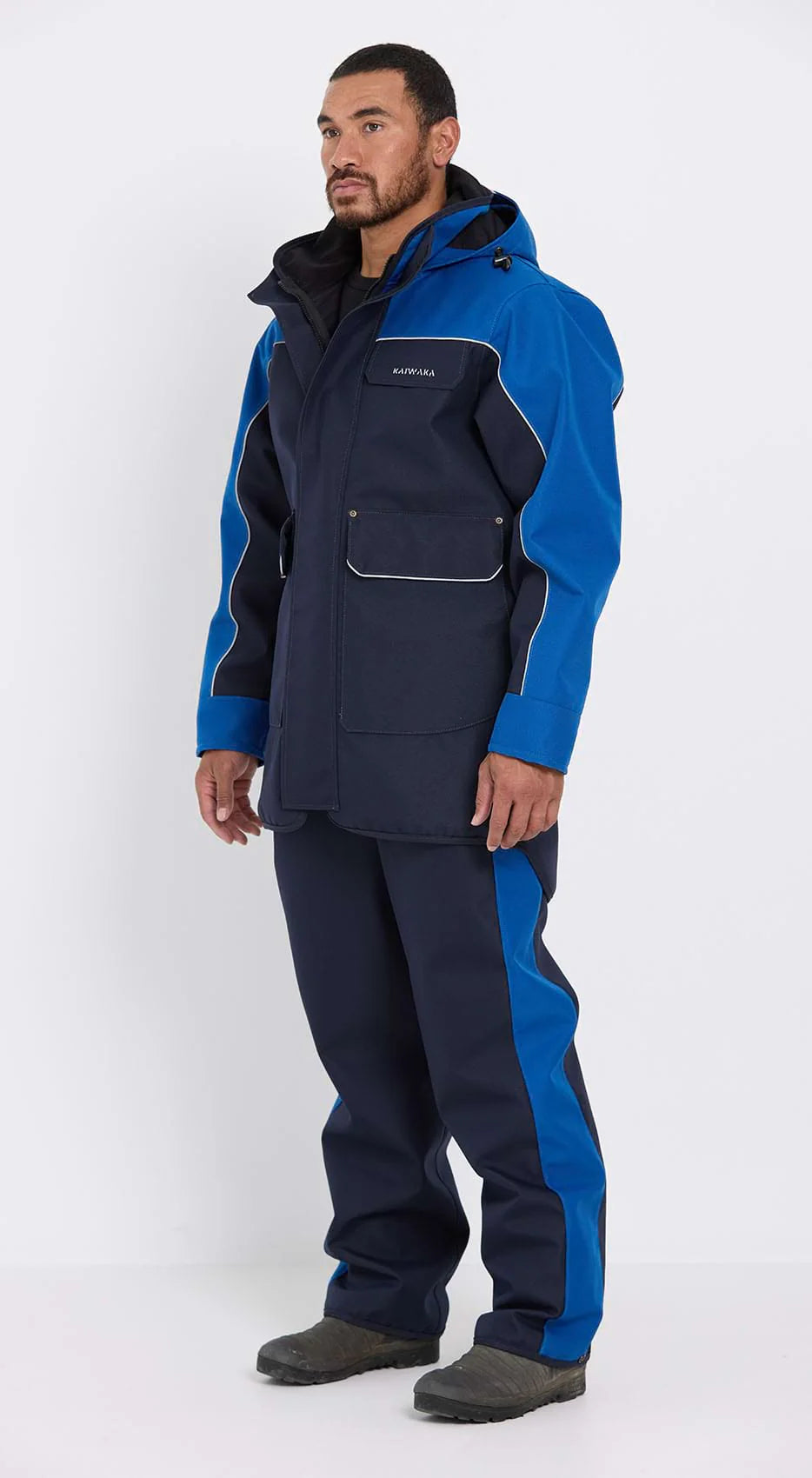 Kaiwaka Stormforce Blue Waterproof Parka