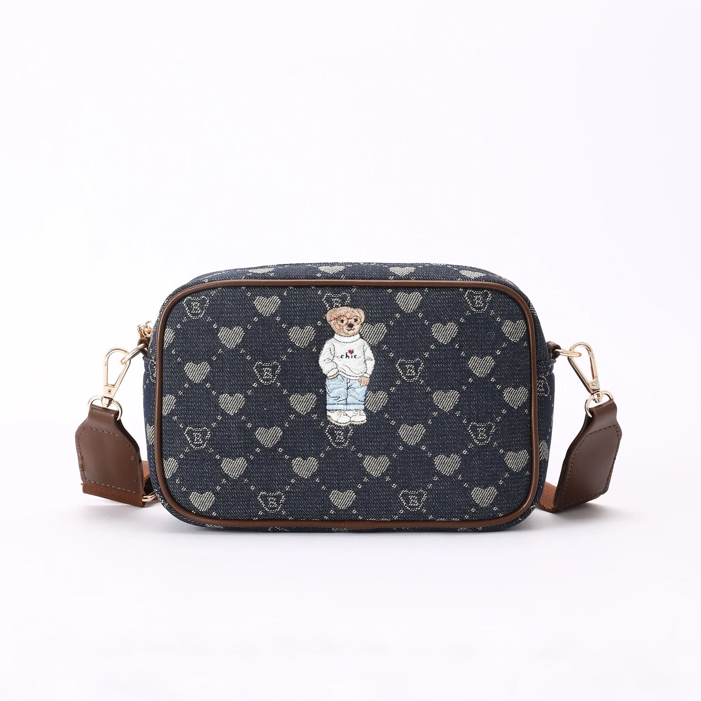 Signare B-Loved Camera Crossbody Bag On Monogram