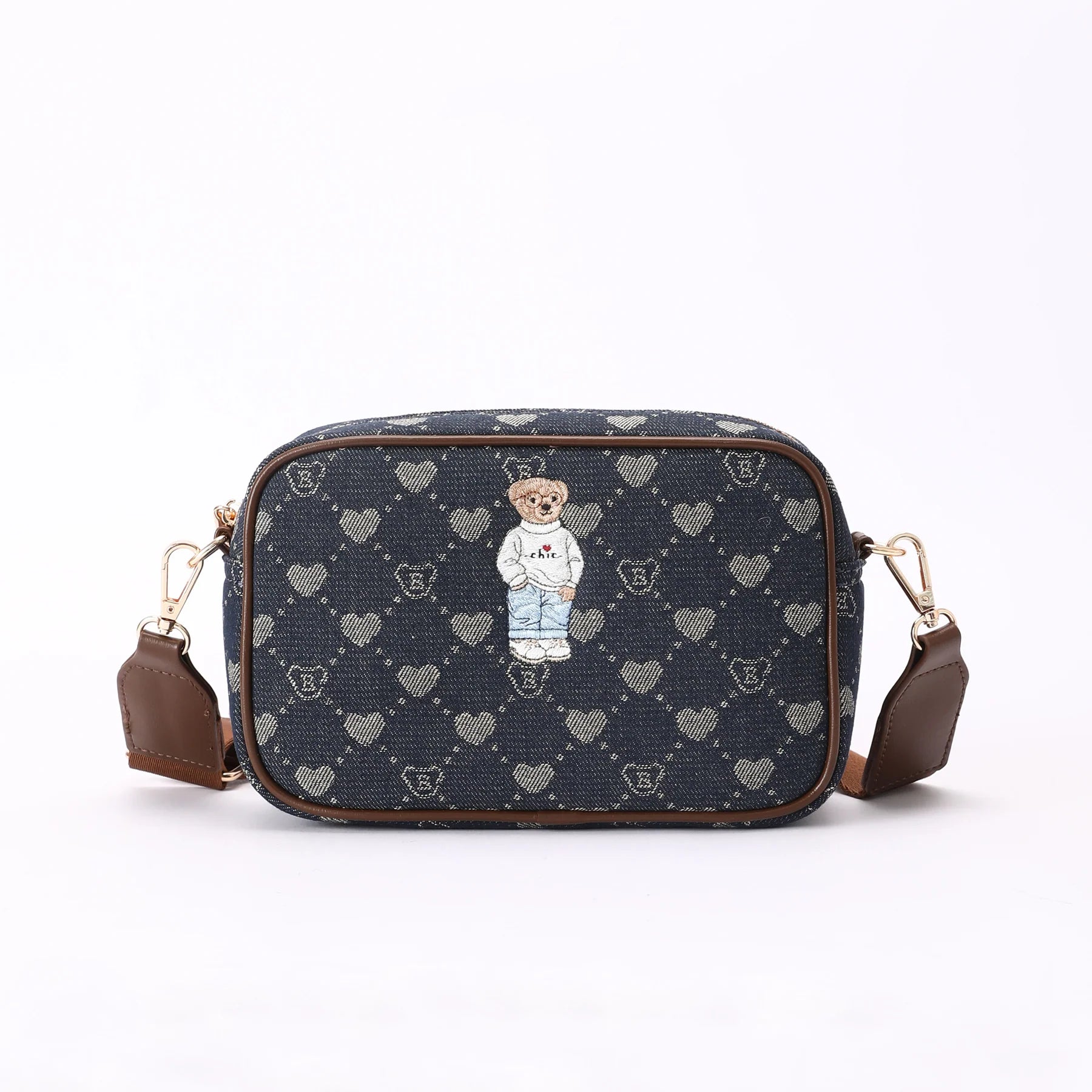 Signare B-Loved Camera Crossbody Bag On Monogram