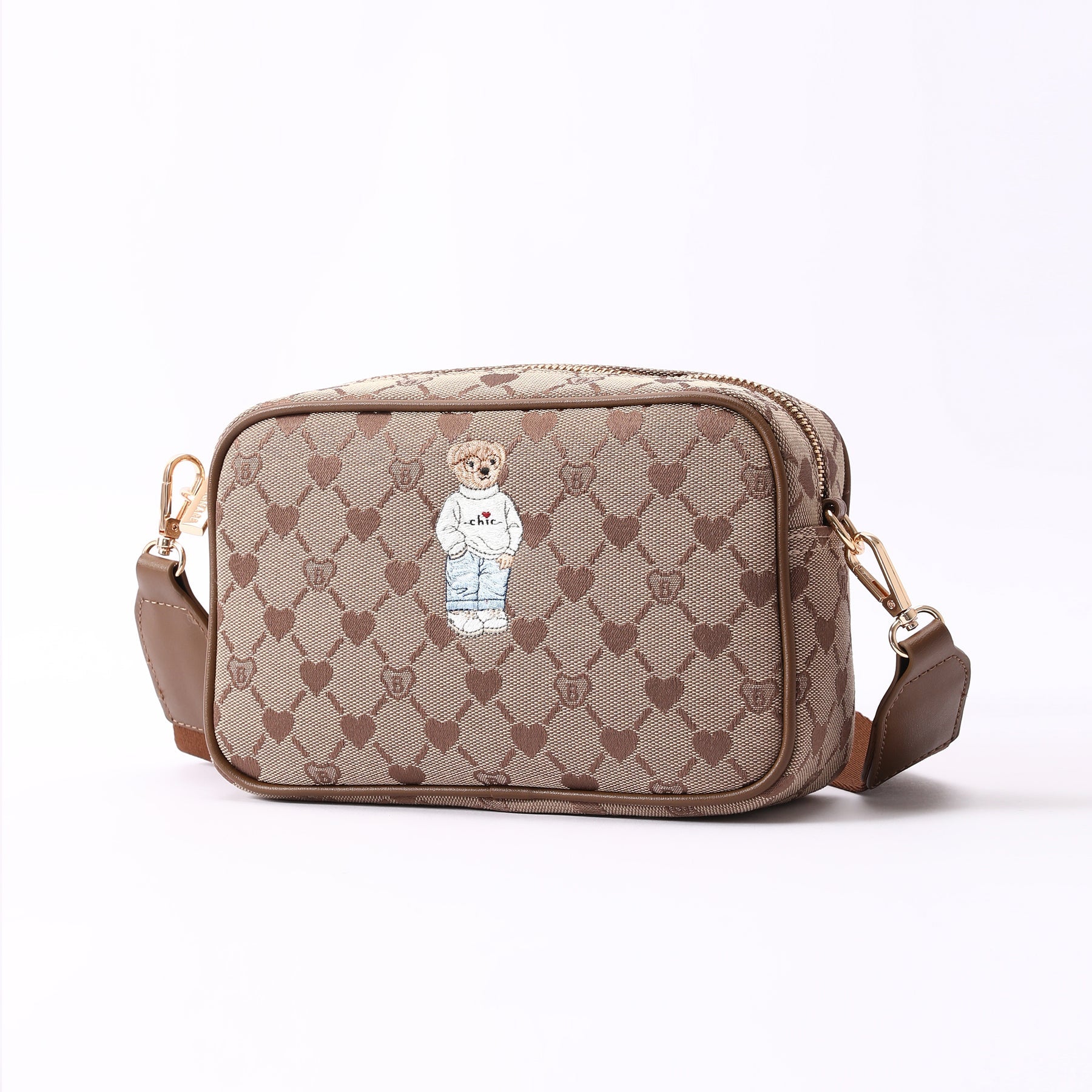 Signare B-Loved Camera Crossbody Bag On Monogram