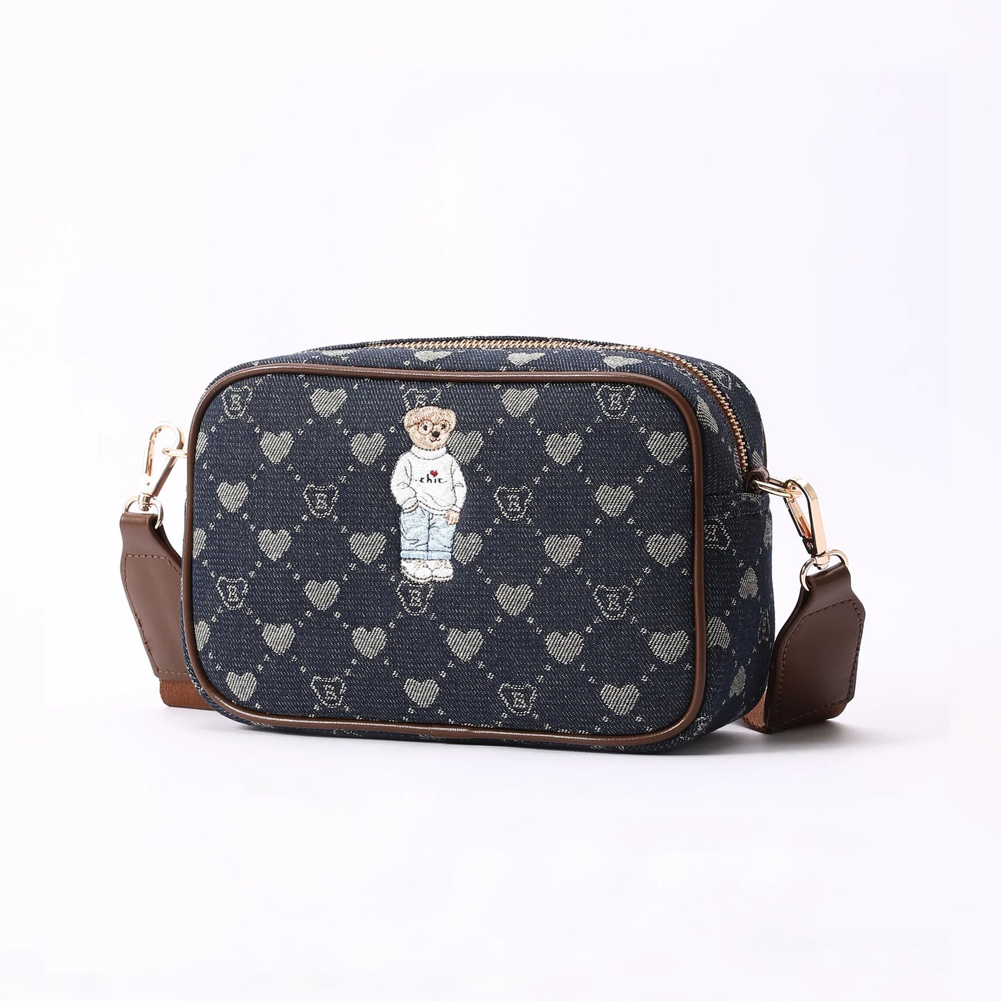 Signare B-Loved Camera Crossbody Bag On Monogram