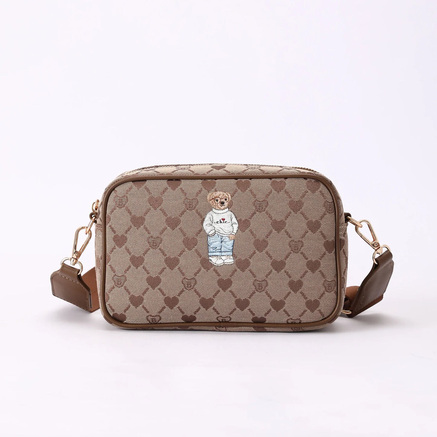 Signare B-Loved Camera Crossbody Bag On Monogram