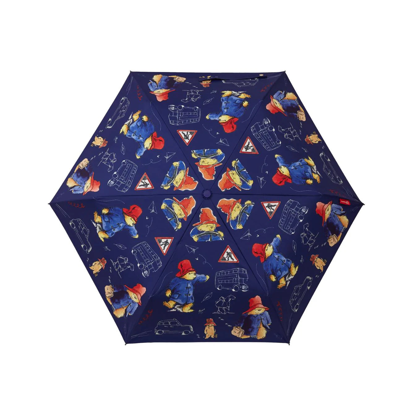 Signare Blue Paddington Bear Folding Umbrella