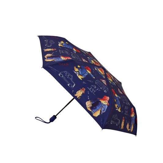 Signare Blue Paddington Bear Folding Umbrella