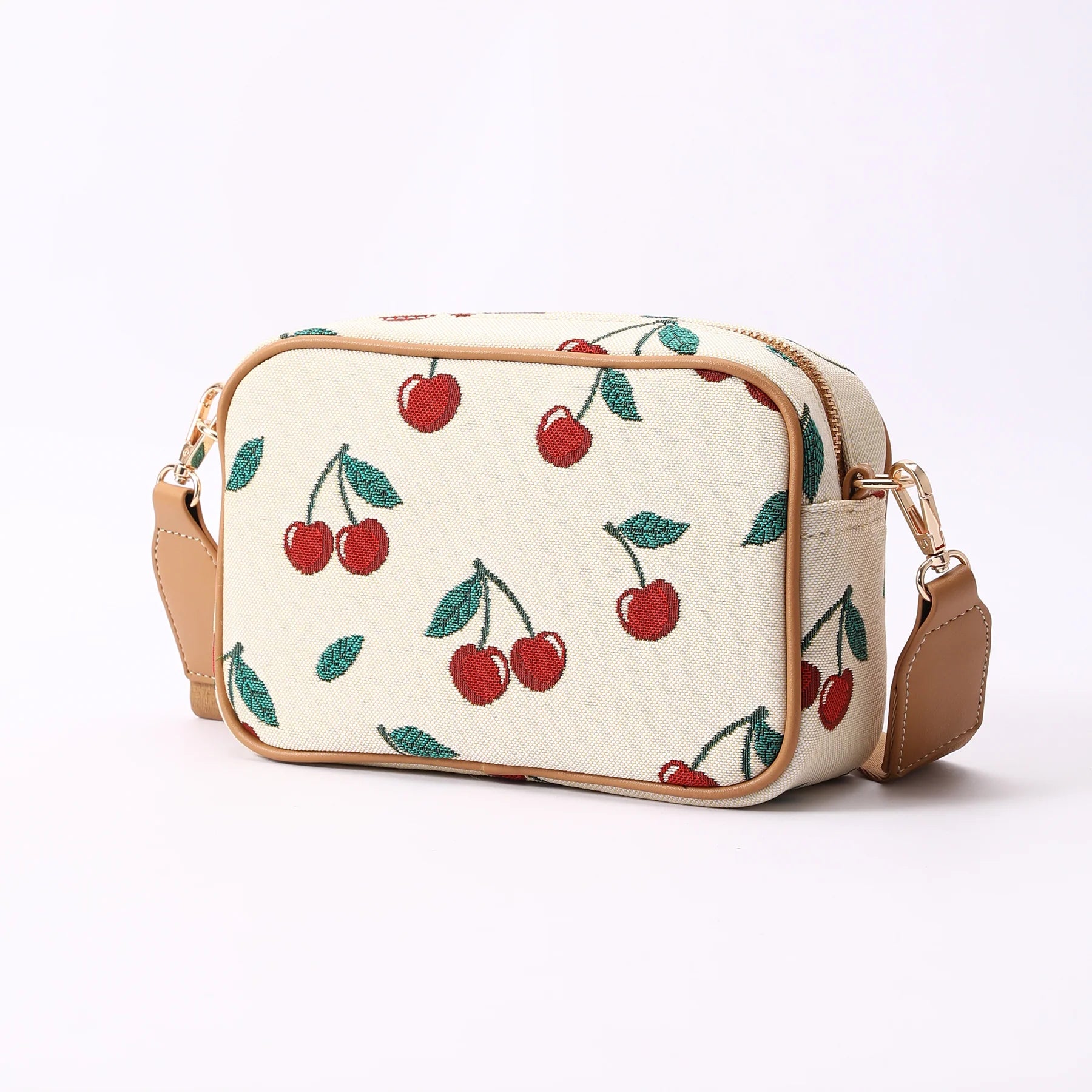 Signare Camera Crossbody Bag Cherry