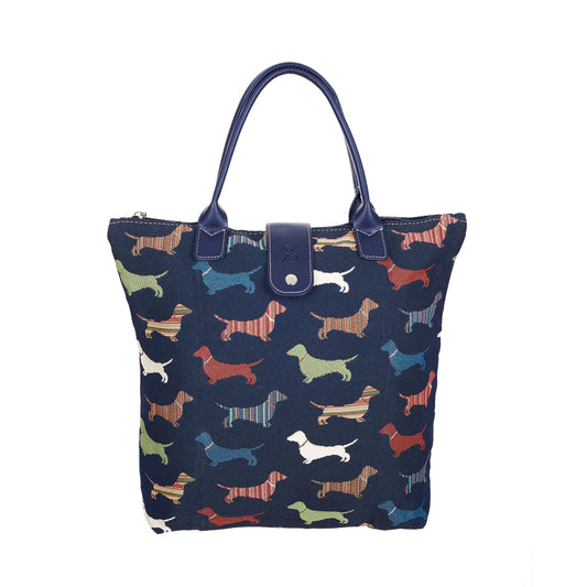 Signare Dachshund Folding Bag