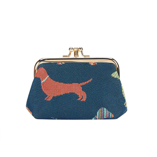 Signare Dachsund Frame Purse