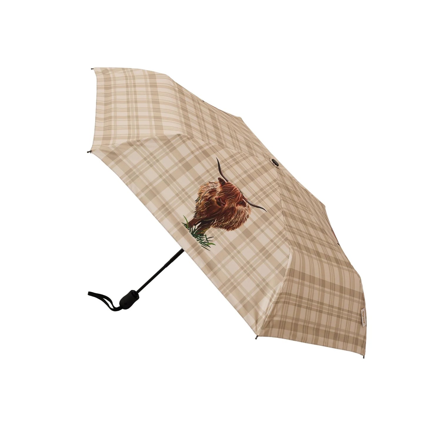 Signare Highland Cow Folding Umbrella