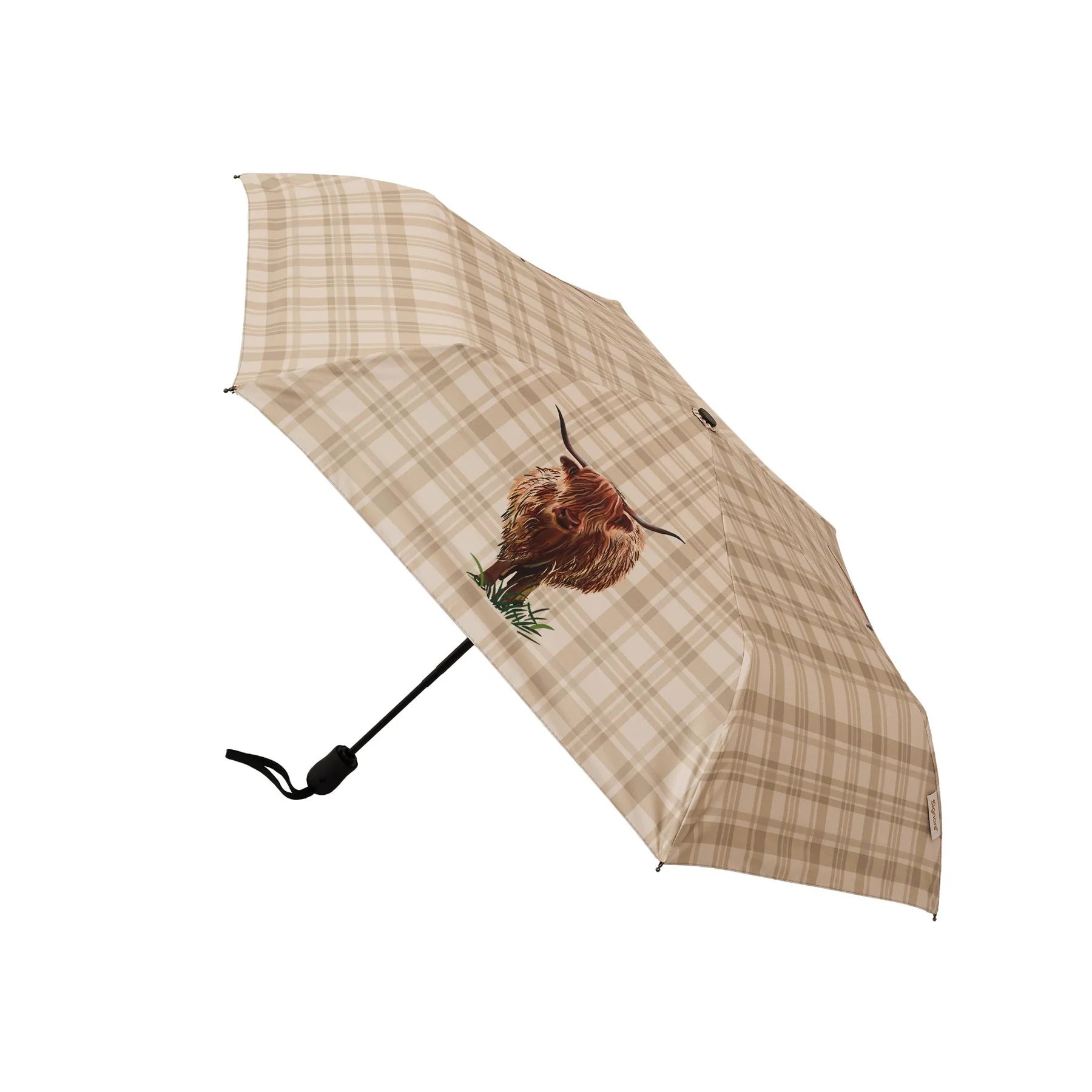 Signare Highland Cow Folding Umbrella