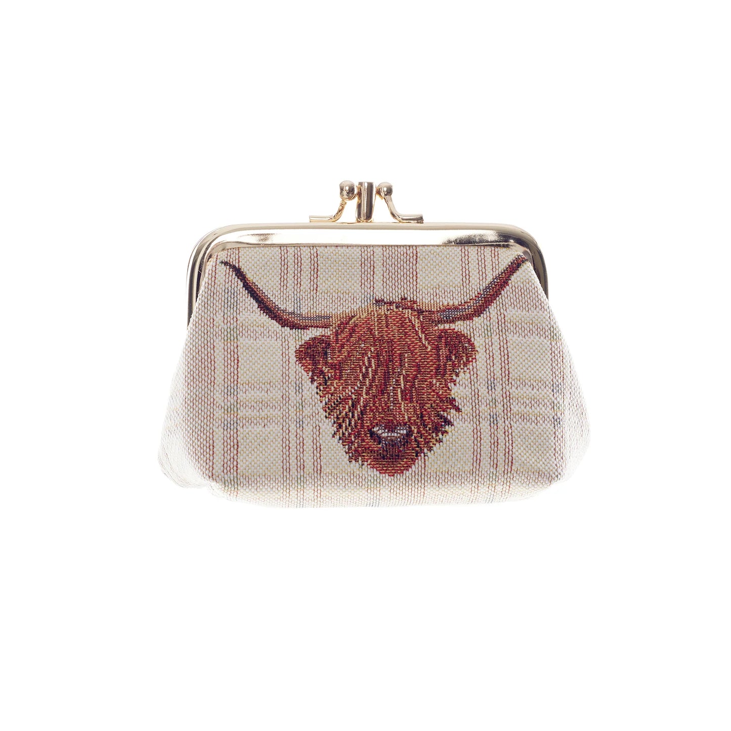 Signare Highland Cow Frame Purse