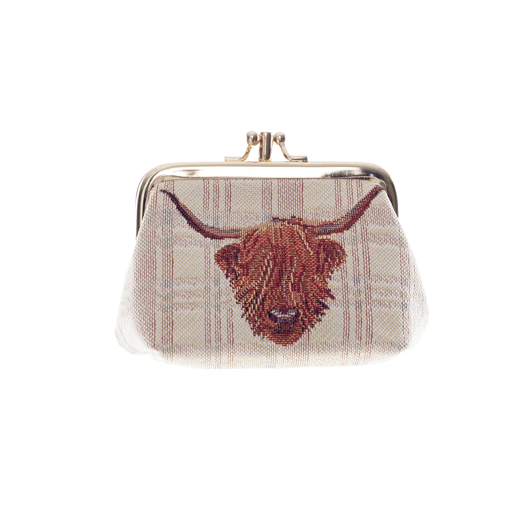 Signare Highland Cow Frame Purse