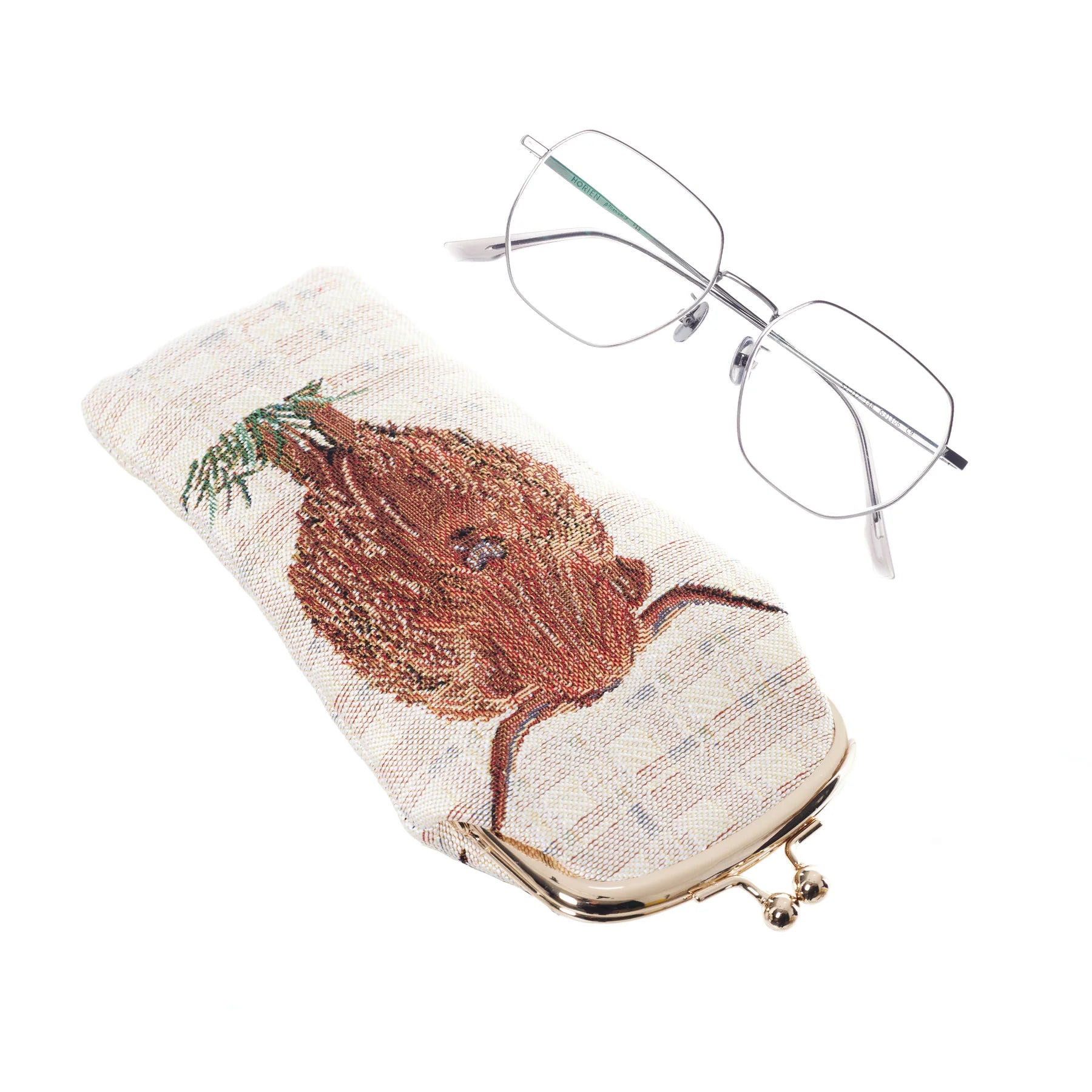Signare Highland Cow Glasses Pouch