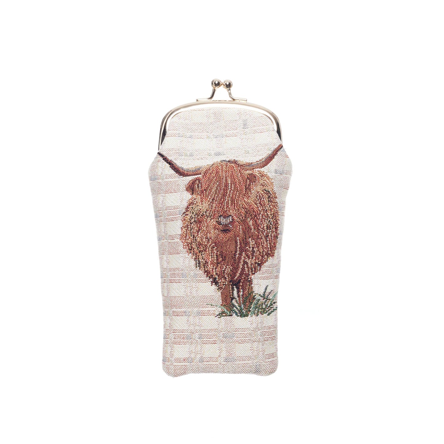 Signare Highland Cow Glasses Pouch