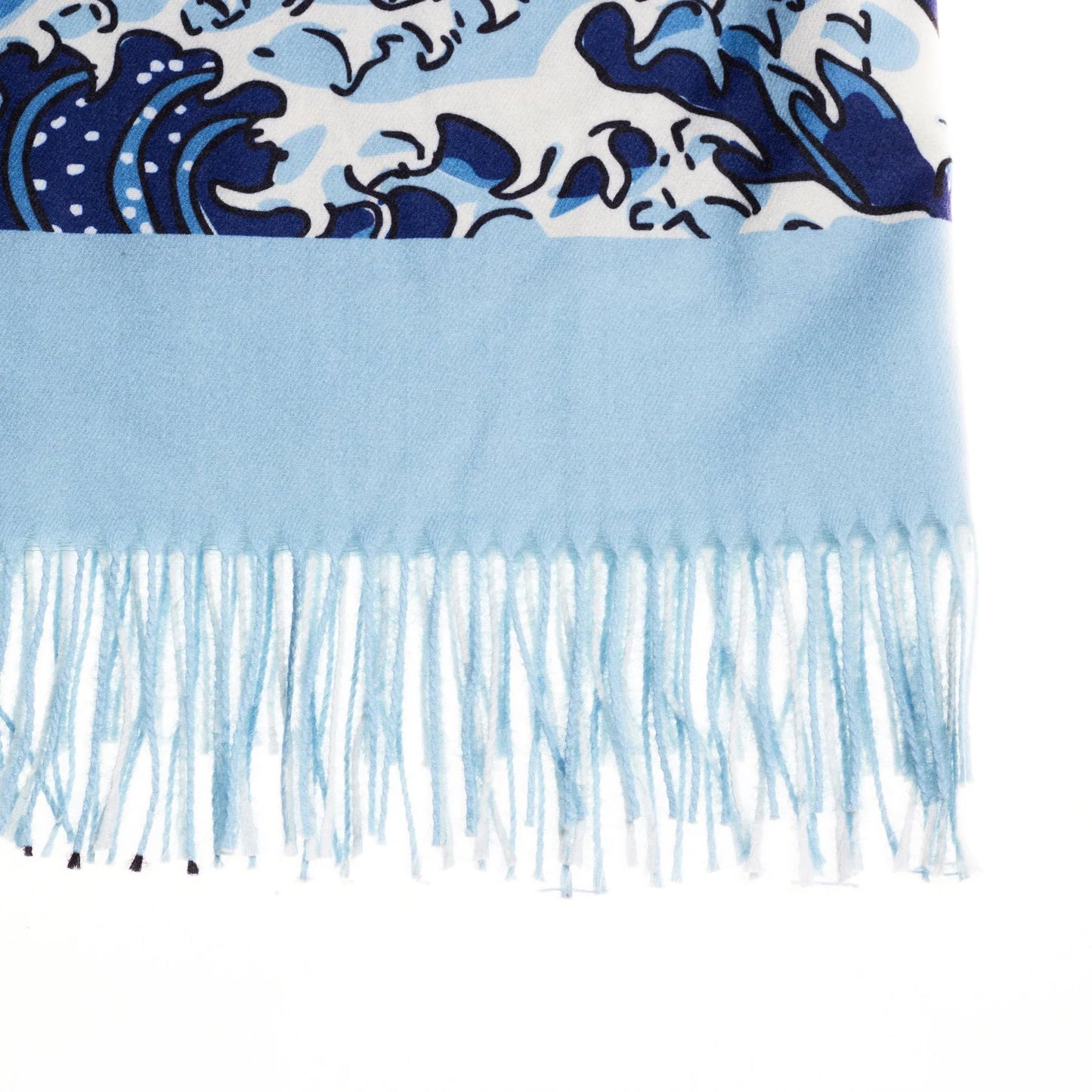Signare Hokusai Great Wave of Kanagawa Pashmina