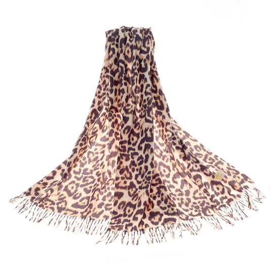 Signare Leopard Print Pashmina