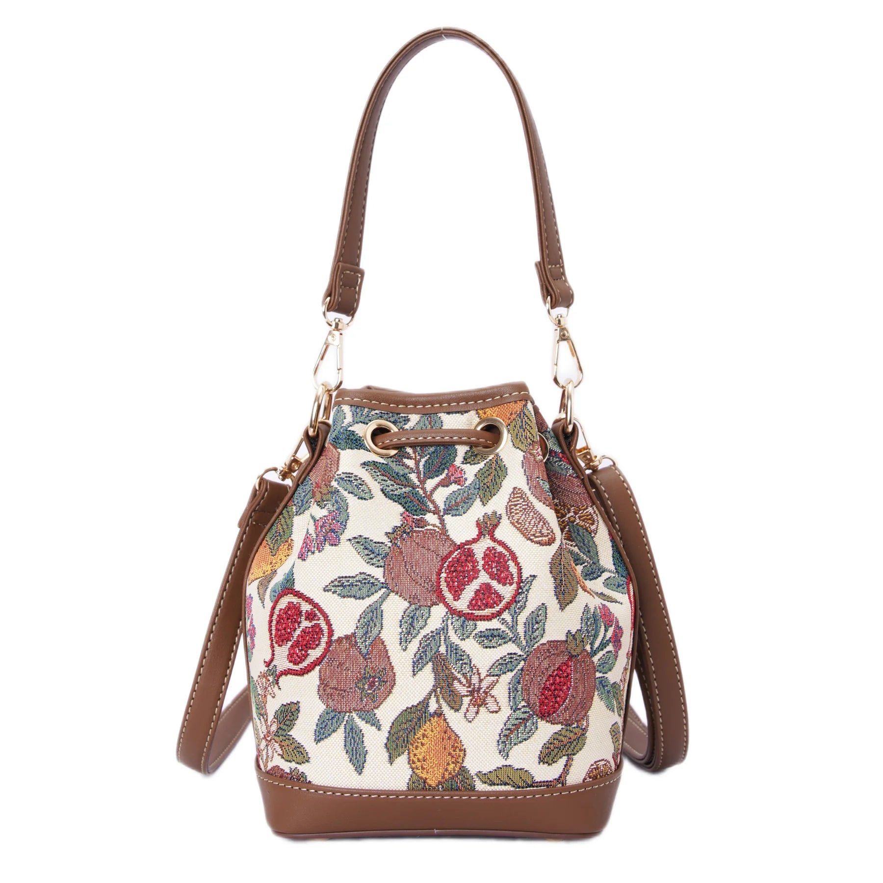 Signare Pomegranate & Lemon Bucket Bag