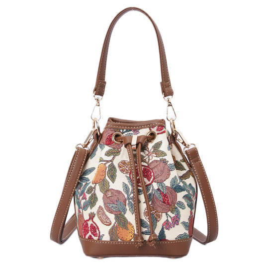 Signare Pomegranate & Lemon Bucket Bag