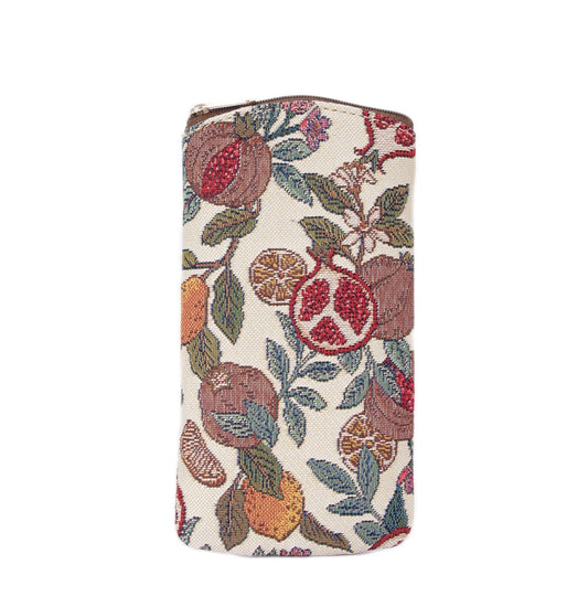 Signare Pomegranate & Lemon Zipped Glasses Pouch