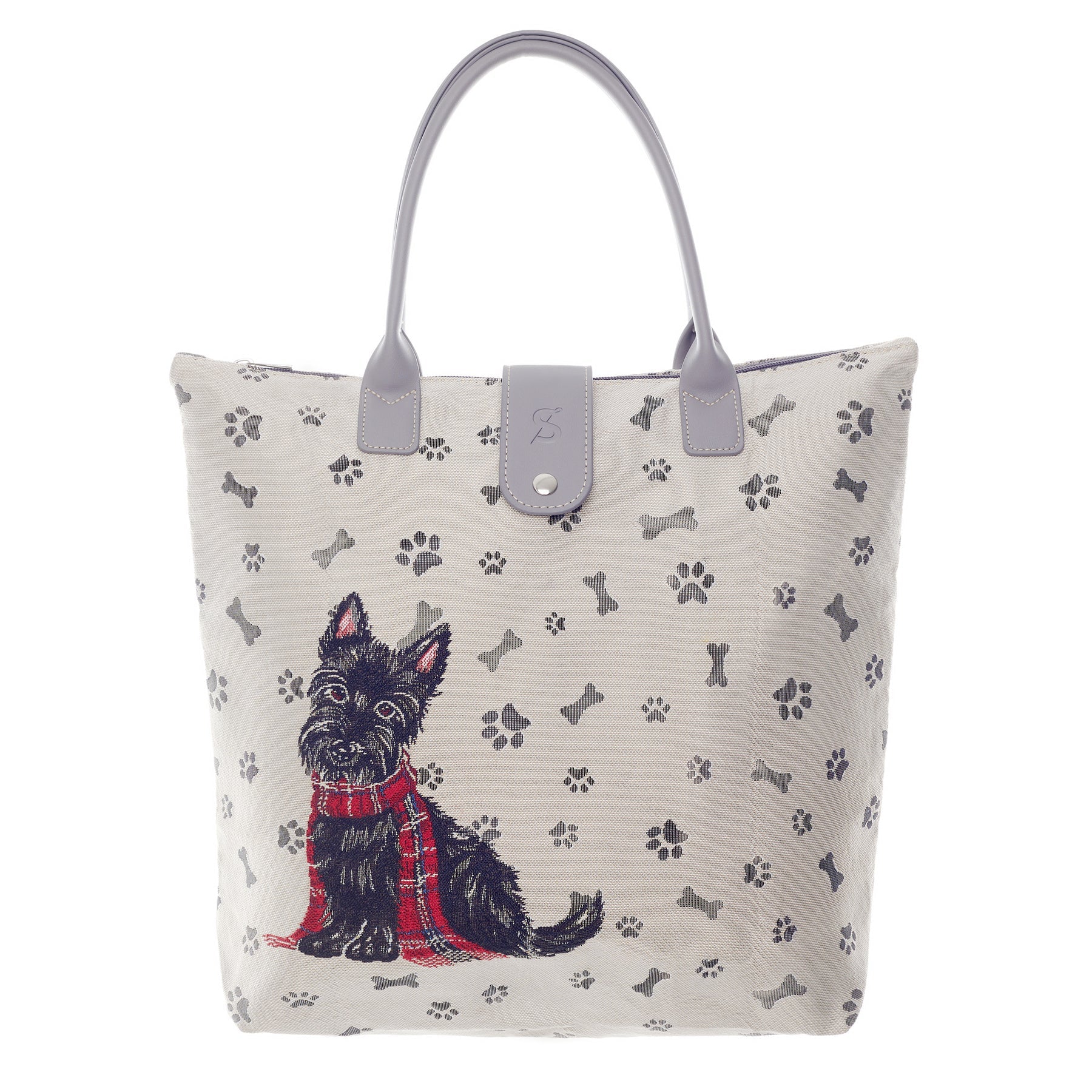 Signare Scottie Dog Folding Bag