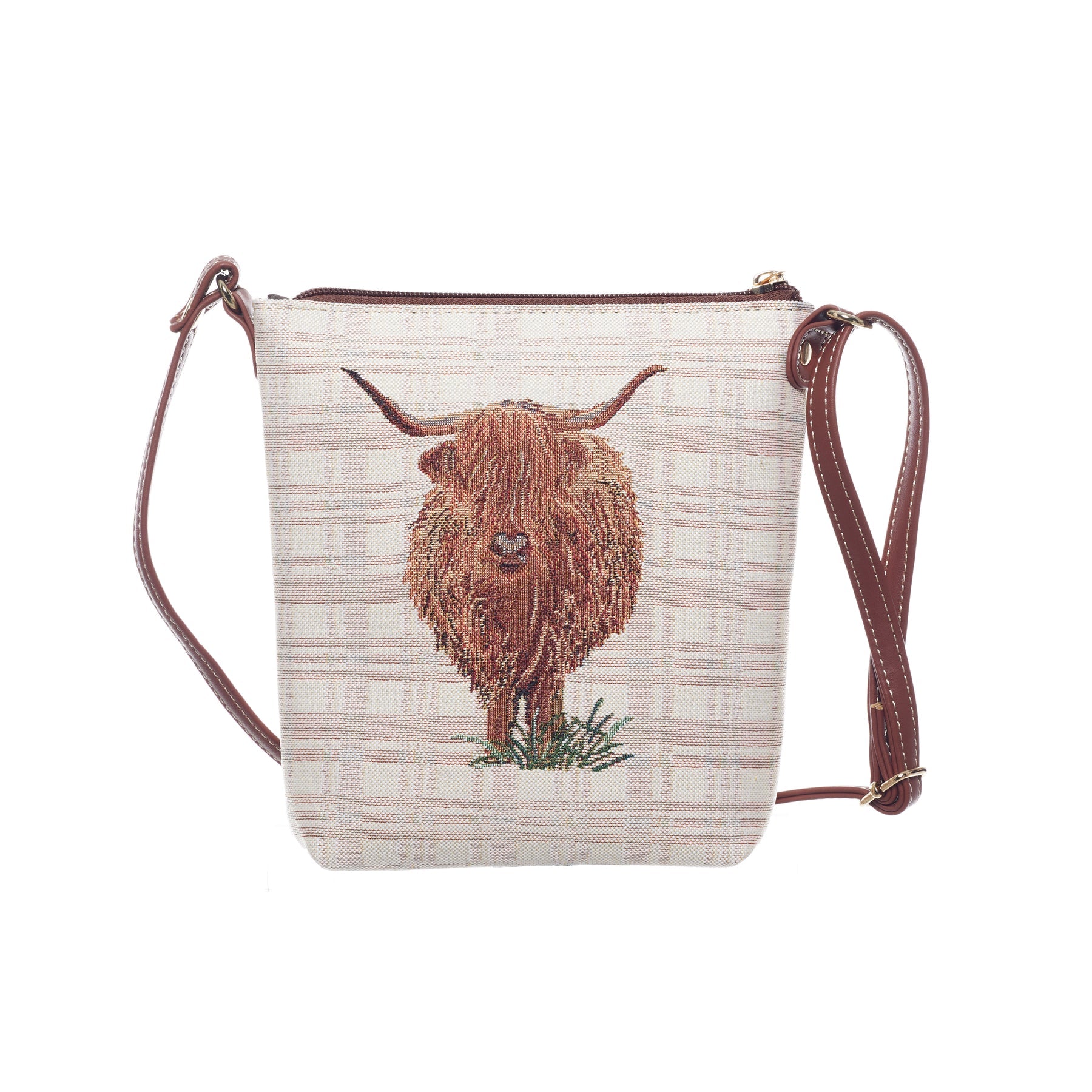 Signare Sling Bag Highland Cow