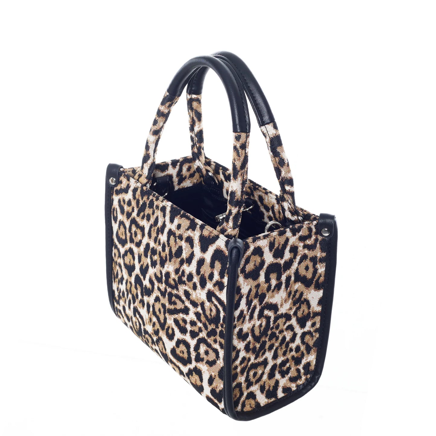 Signare Small Leopard Print City Bag