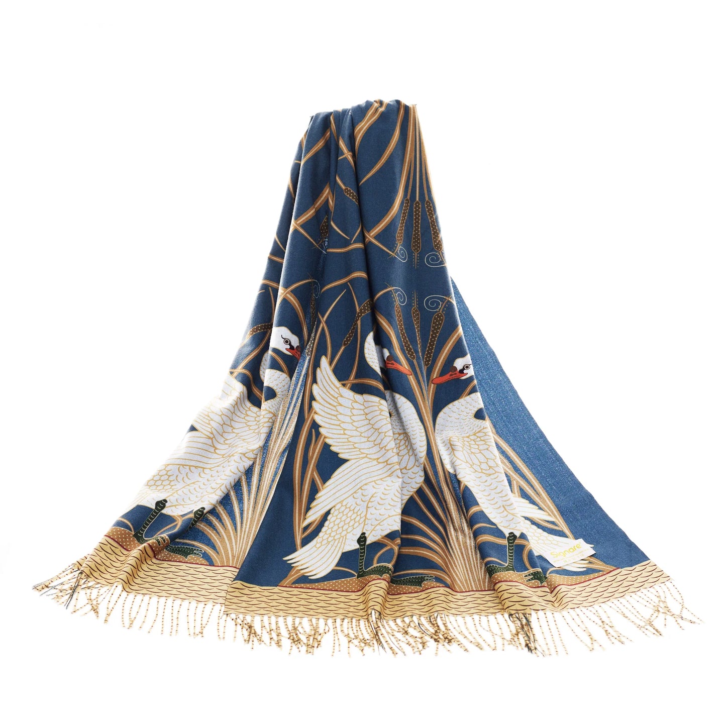 Signare Swan Art Pashmina