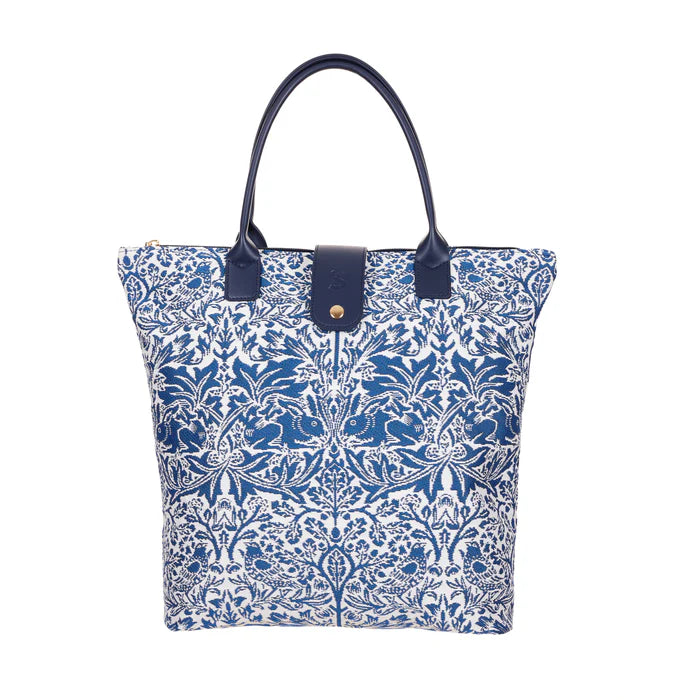 Signare William Morris Brother Rabbit Folding Bag