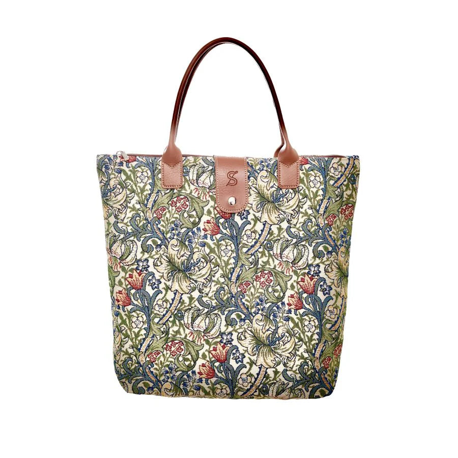 Signare William Morris Golden Lily Folding Bag