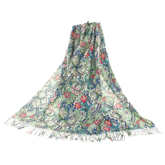 Signare William Morris Golden Lily Pashmina