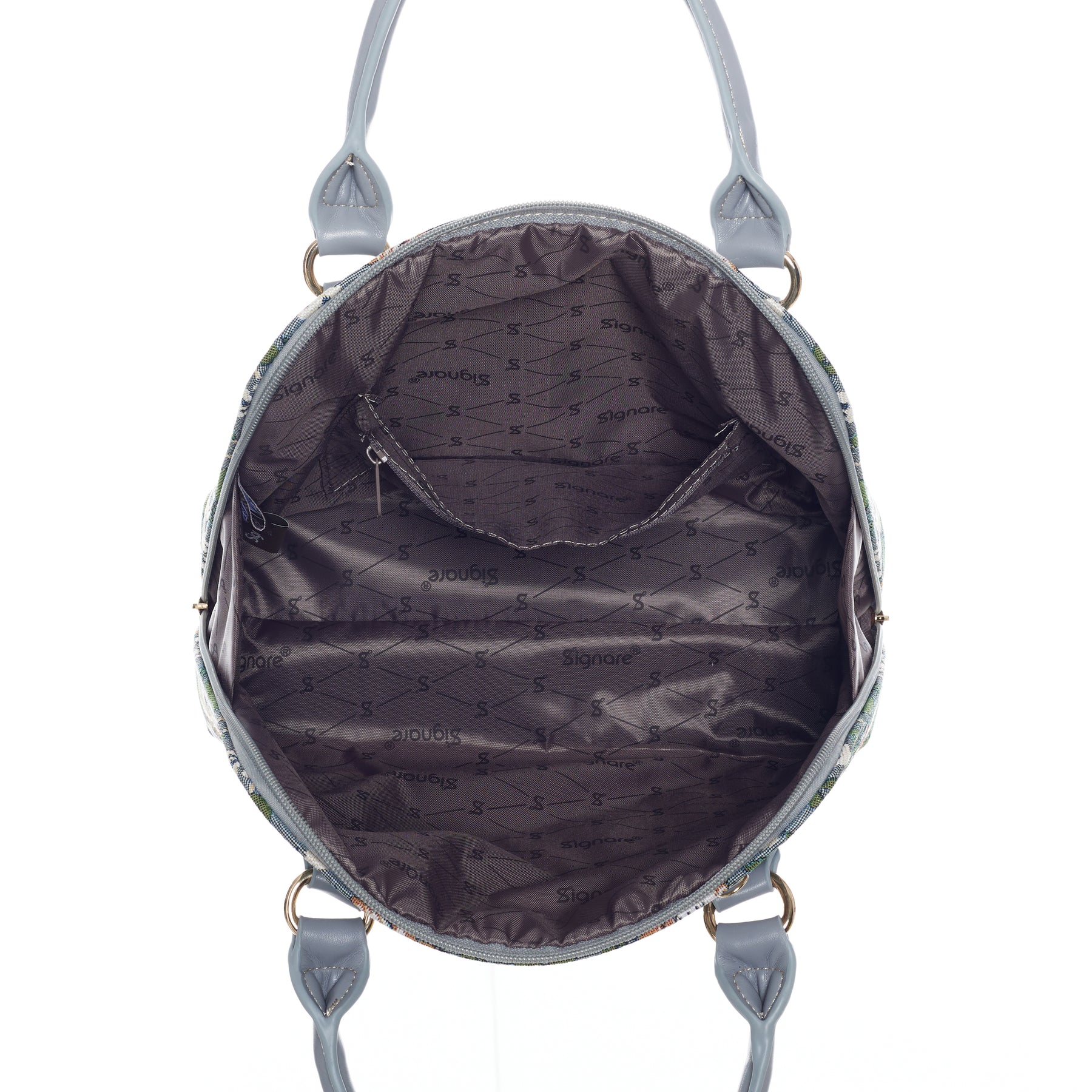 Signare William Morris Strawberry Thief Grey Convertible Bag