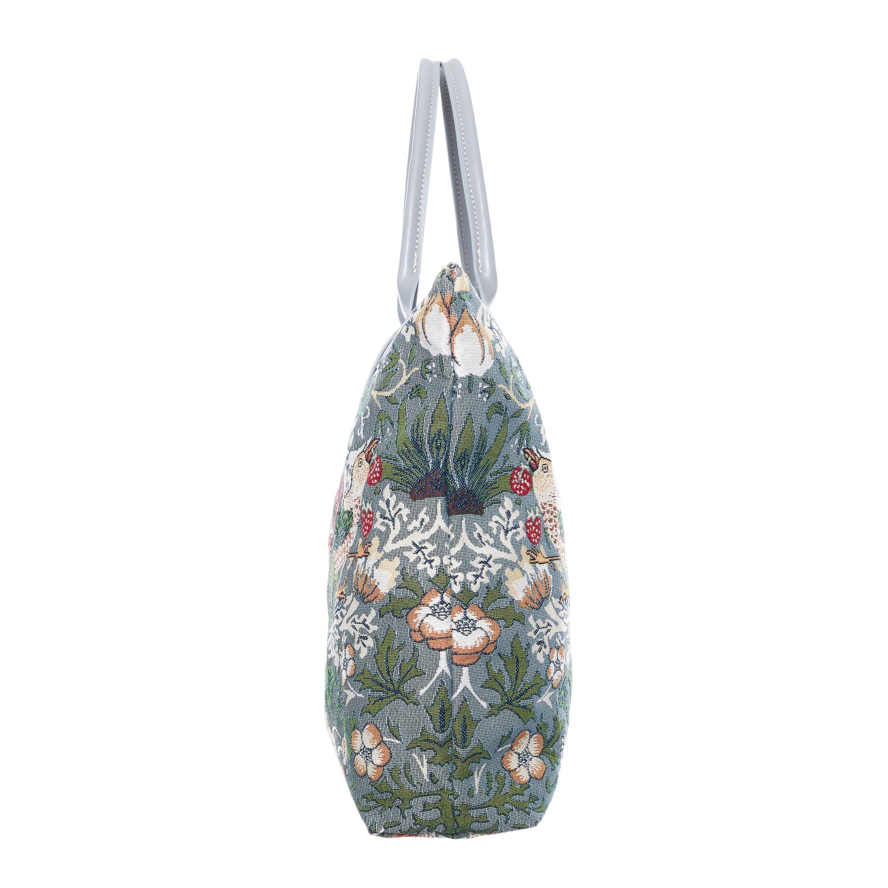 Signare William Morris Strawberry Thief Grey Folding Bag