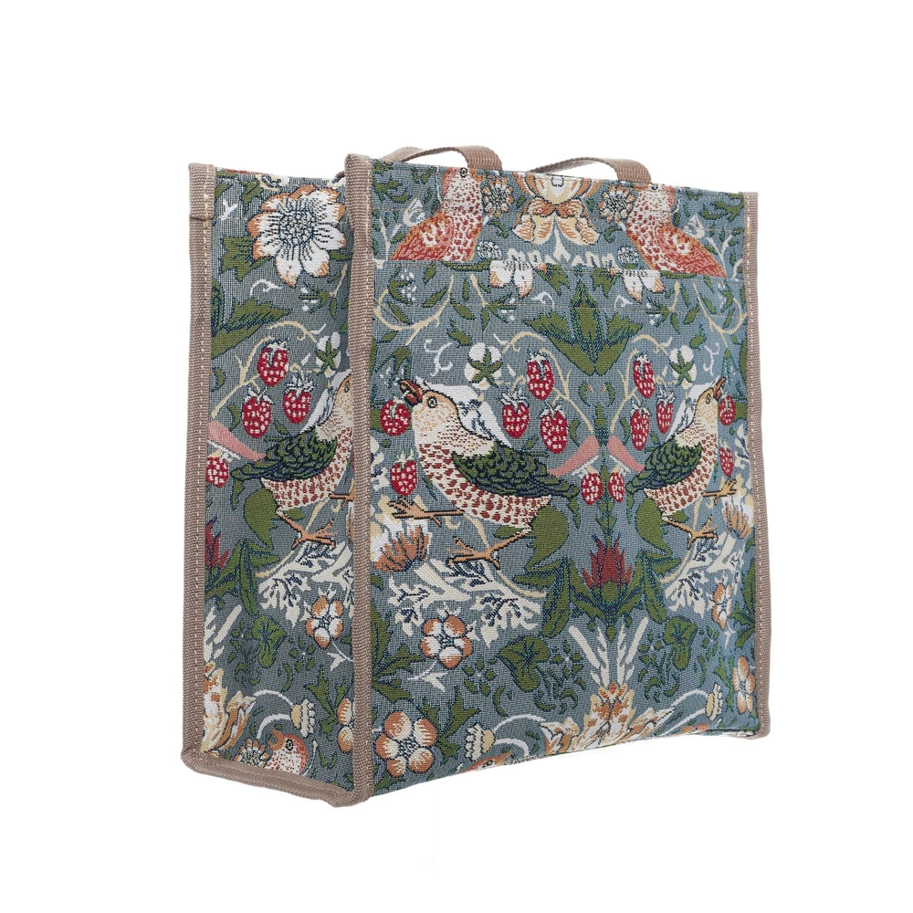 Signare William Morris Strawberry Thief Grey Shopper