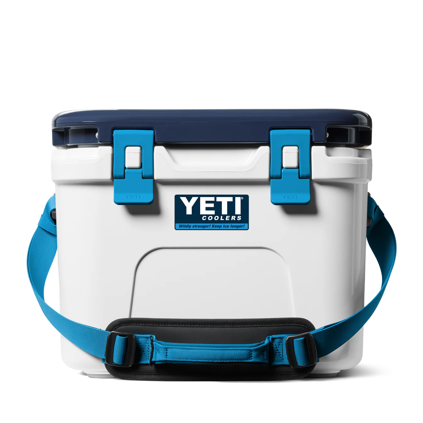 YETI Roadie 15 Cool Box - White/Blue (Seasonal Edition)