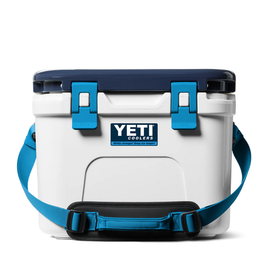 YETI Roadie 15 Cool Box - White/Blue (Seasonal Edition)