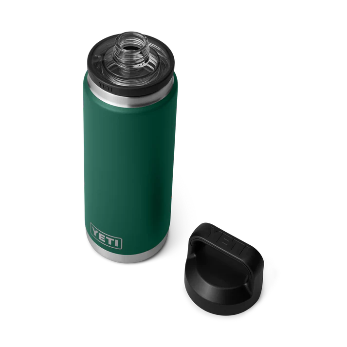 YETI Rambler 26 oz (769 ml) Bottle with Chug Cap - Black Forest Green (Seasonal Edition)