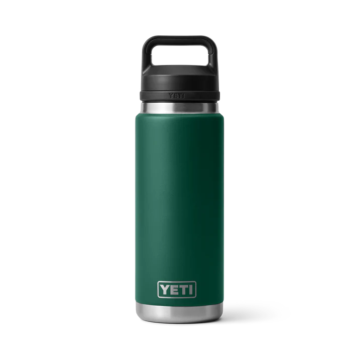 YETI Rambler 26 oz (769 ml) Bottle with Chug Cap - Black Forest Green (Seasonal Edition)