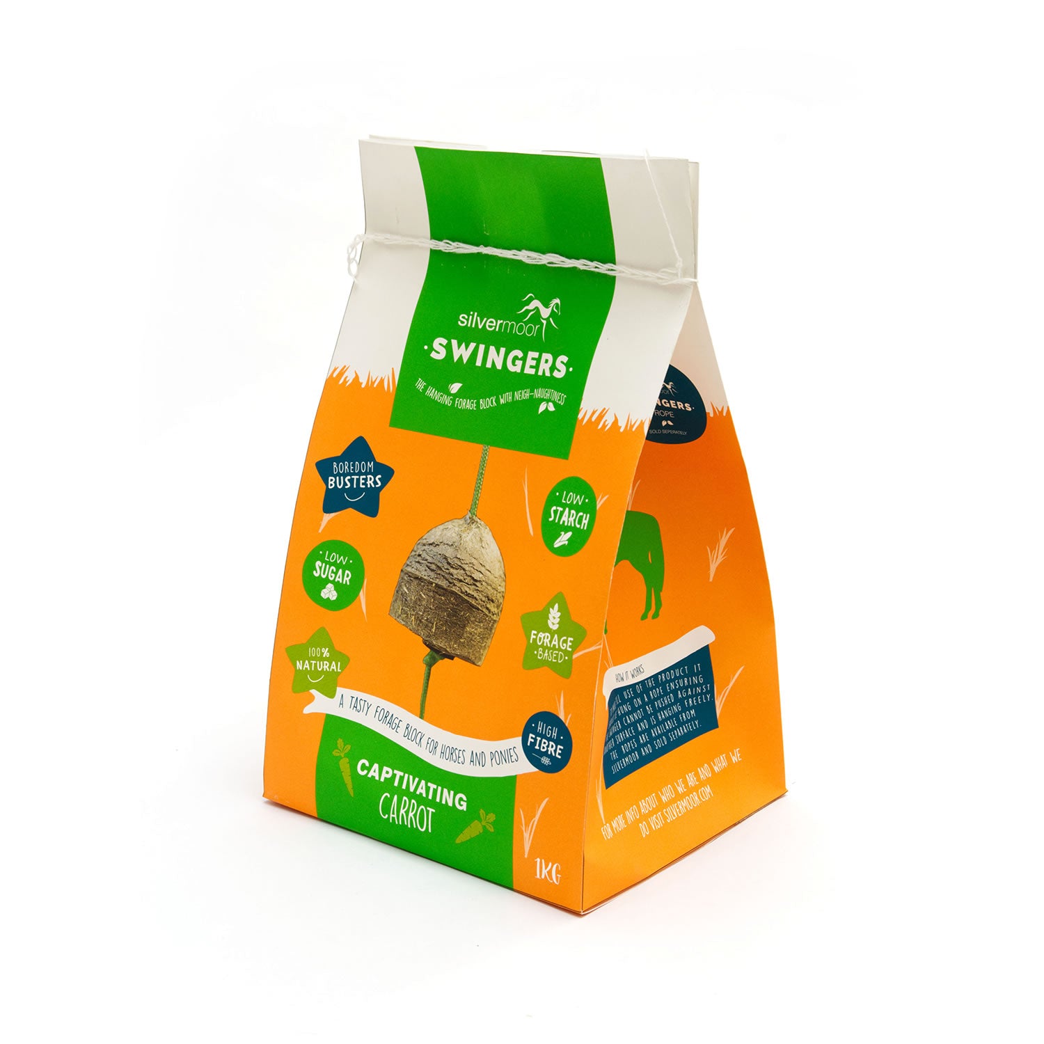 Silvermoor Swingers Hanging Equine Forage Block