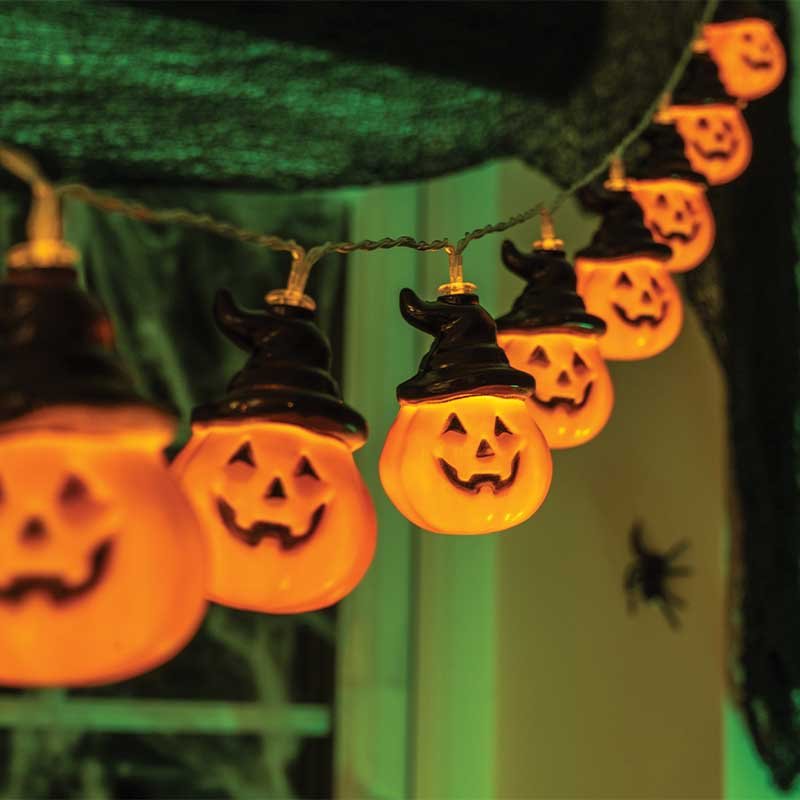 Smart Garden Jack-O'-Lantern String Lights