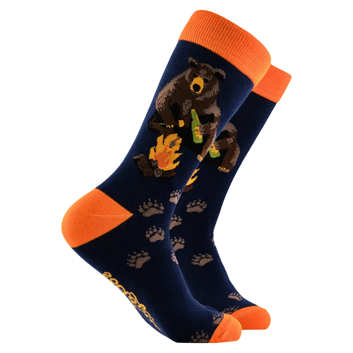 Socktopus Camp Out Bear Socks