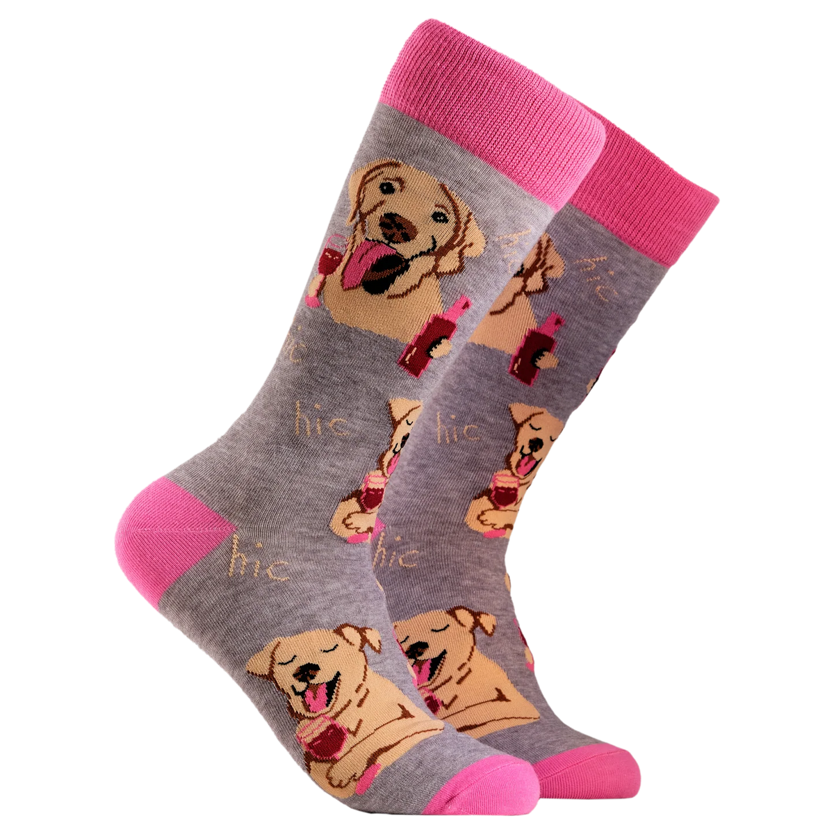 Socktopus Lab In Wine Dog Socks