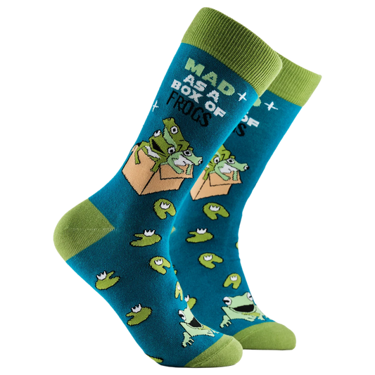 Socktopus Mad as a Box of Frogs Socks