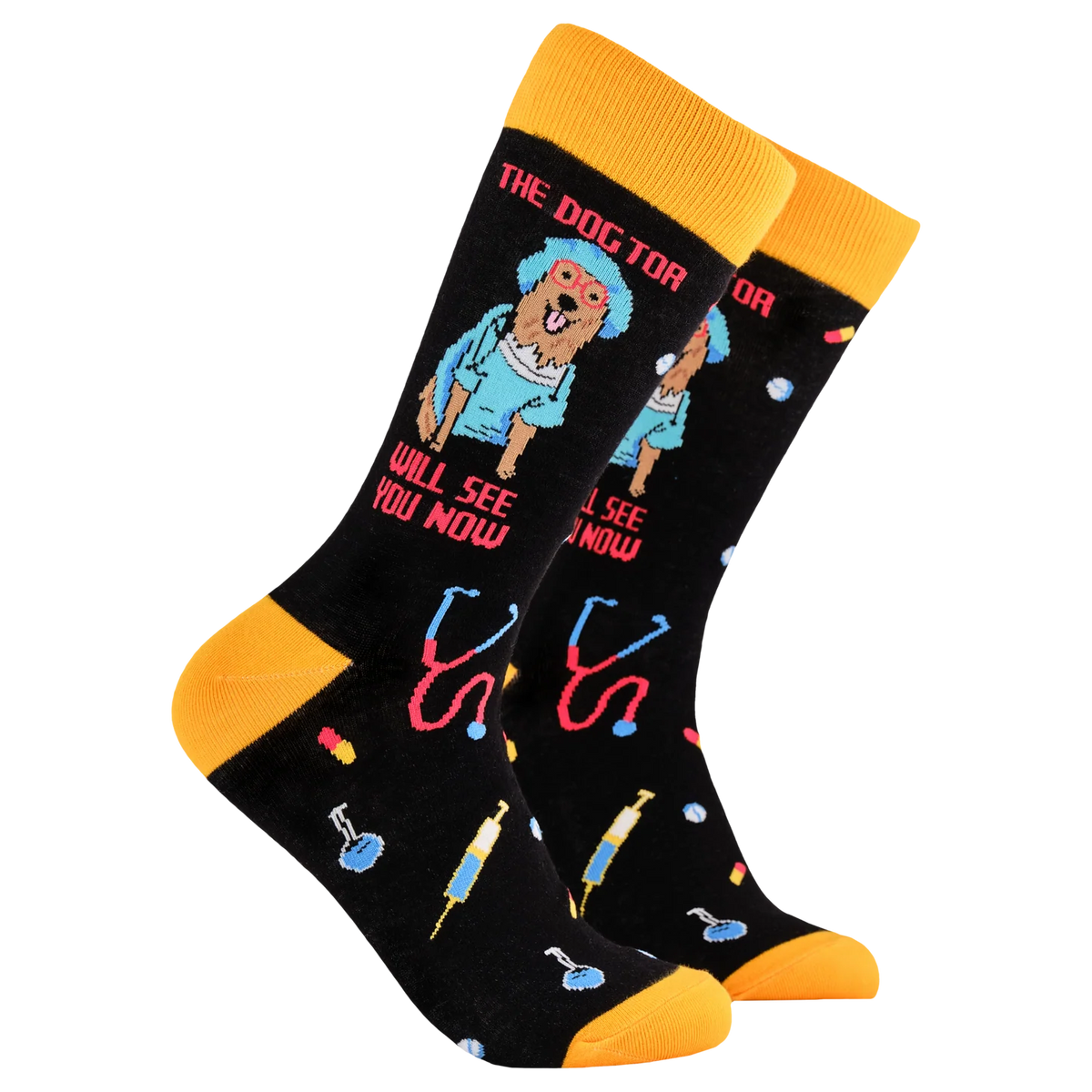 Socktopus The Dogtor Dog Socks
