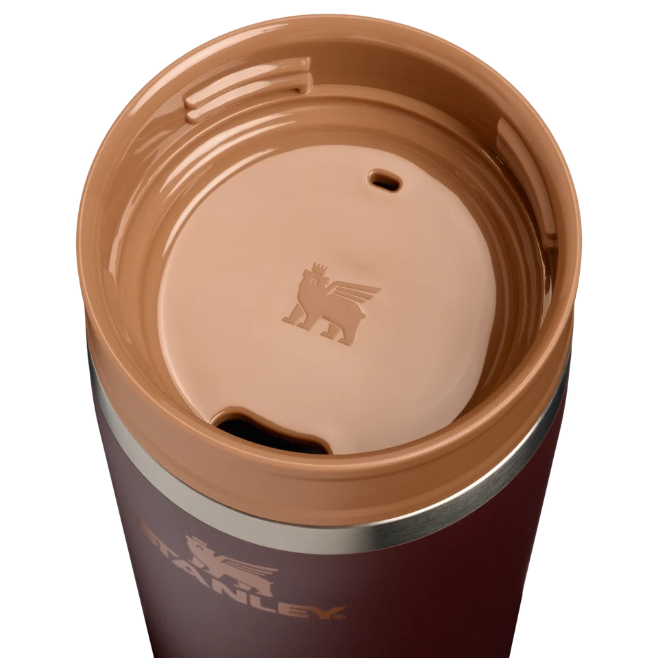 Stanley Café-to-Go Travel Mug 0.35L Coffee showing two-piece lid and insulated body