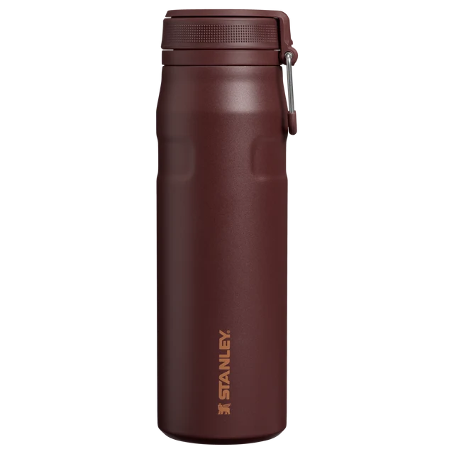 Stanley IceFlow Bottle Twist Flip Coffee 0.71L displaying open twist-to-flip lid mechanism