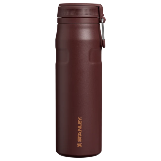 Stanley IceFlow Bottle Twist Flip Coffee 0.71L displaying open twist-to-flip lid mechanism
