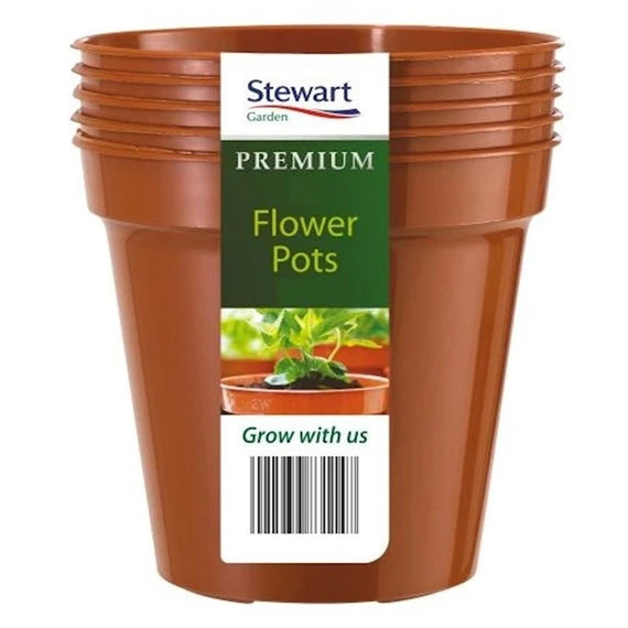 Stewart Plastic Terracotta Flower Pot 5"